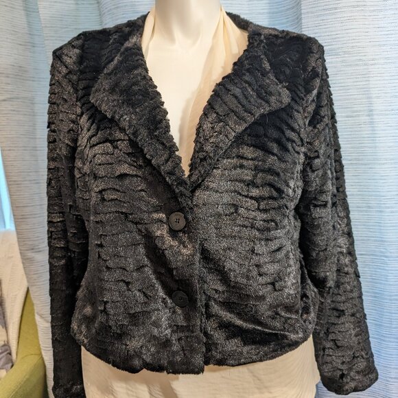 torrid Jackets & Blazers - Torrid patterned faux fur jacket with leopard lining - Size 2 - NWT
